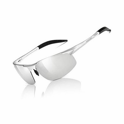 Aisswzber メンズスポーツ偏光サングラス ドライビングメタルフレーム Uv保護サングラス メンズ 通販 Lineポイント最大get Lineショッピング