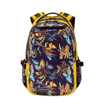 熱帶天堂鳥系列 REISE USB外接小尺寸後背包-熱帶桔-設有13吋筆電夾層(可套拉桿箱)