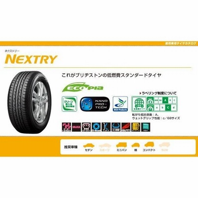 155 65r14 新品サマータイヤ Bridgestone Nextry ブリヂストン ネクストリー 155 65 14 通販 Lineポイント最大get Lineショッピング