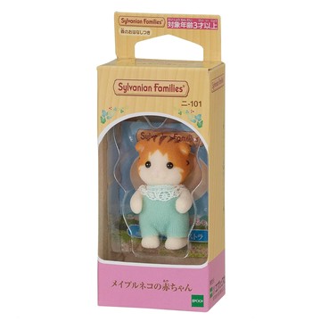 EPOCH Sylvanian Families 森林家族 楓糖貓嬰兒 可愛精緻 激發想像力  1組