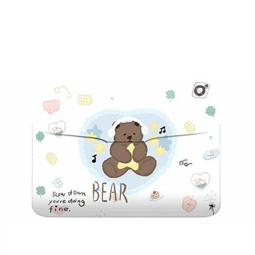 可愛小熊筆電包新款適用於蘋果macbook15點6寸air13.3寸華為matebookD16聯想女小新14內袋pro保
