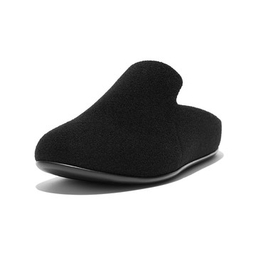 CHRISSIE II HAUS FELT SLIPPERS易穿脫舒適毛氈便鞋-靚黑色
