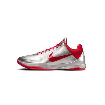 Caitlin Clark x Nike Kobe 5 Protro 新秀 銀色紅色 籃球鞋 男款 IV2712-001