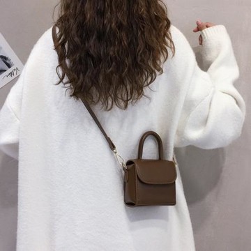 迷你手提包包女2025新款時尚手拎小方包洋氣口紅包百搭單肩斜挎包