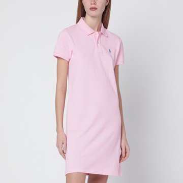 Short pink polo dress