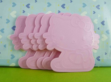 【震撼精品百貨】Hello Kitty 凱蒂貓 防滑地貼 粉側坐【共1款】 震撼日式精品百貨