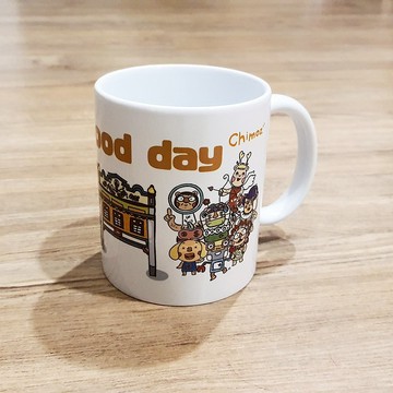 赤毛族 街屋 馬克杯 彩色亮面 HAVE A GOOD DAY