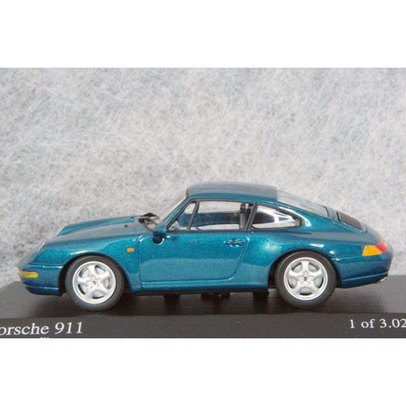 ○ 1/43 ポルシェ 〓 911 ( 993 ) カレラ / ターコイズ グリーン 