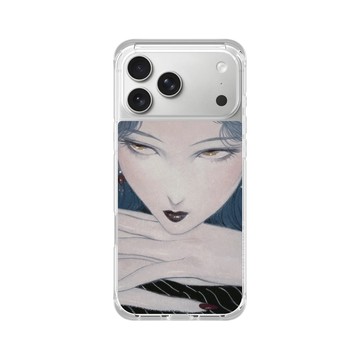 iPhone 17 Pro Max ClearX (MagSafe 兼容) 晶透白 - Janice Sung - 藍寶石