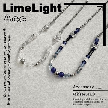 ☆LimeLight☆ 設計師品牌 / 琉璃 / 骰子 / 蝴蝶 / 項鍊 / 單一尺寸 / 彩色 & 透明
