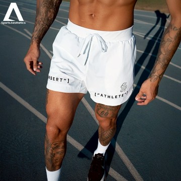 男式跑步休閒短褲 夏季 速乾 健身 運動 訓練 舒適 下裝 現貨