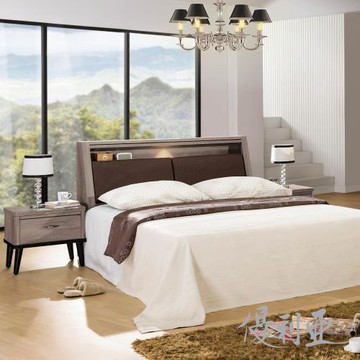 【優利亞-古橡木經典】加大6尺三件式房間組(不含床墊)