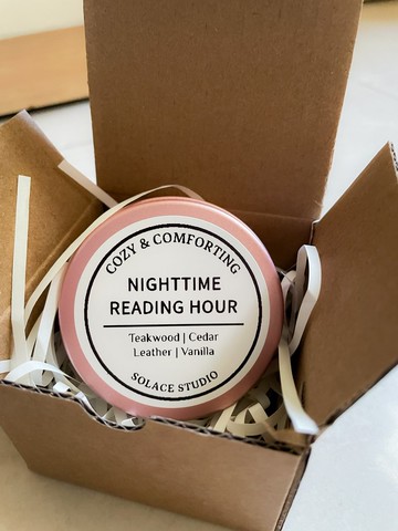 木質奶感 Cozy & Comforting | 夜讀時光 手工精油大豆蠟燭