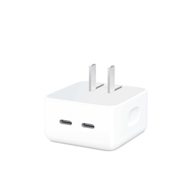 COTEetCI 哥特斯 iPhone17/16/15/14 35W 雙Type-C孔 PD快充充電器 蘋果/安卓 可折疊充電頭 電源適配器 豆腐頭