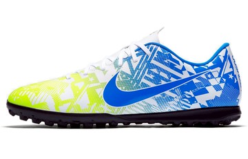 NIKE VAPOR 13 CLUB NJR TF TURF WHITE/VOLT/BLACK/RACER BLUE YELLOW