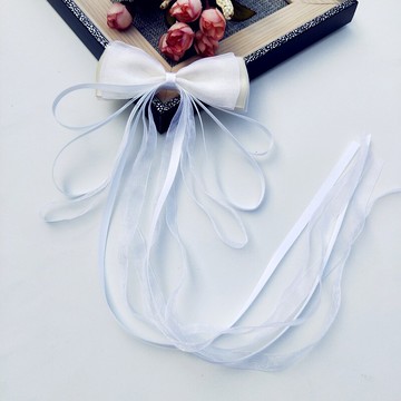 【鈺】古裝長飄帶發飾小龍女蝴蝶結發夾仙女頭飾中國風發帶漢服頭