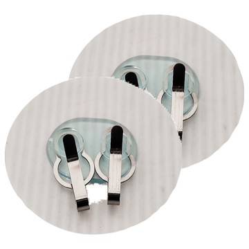 ODAGAWA 小田川 貼貼樂無痕網架掛繩雙掛勾 適用於網架線徑小於7mm  透明色  2個