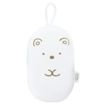 San-X 角落生物 卡通沐浴海綿  白熊  1個