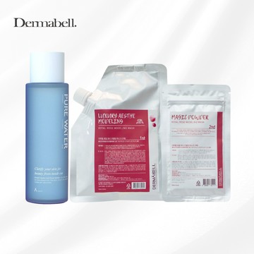 〔預購〕[韓國儷人閣] DERMABELL德瑪貝爾 經典保養組 海洋深層爽膚水+玫瑰凝膠軟膜 (150g)