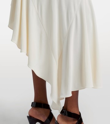 Alaïa Asymmetric jersey midi dress