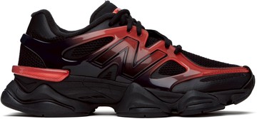 New Balance 黑色 & 红色 9060 X 运动鞋