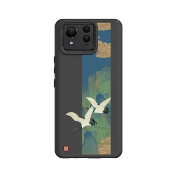 Zenfone 11 Ultra SolidSuit 黑 - National Palace Museum 國立故宮博物館 - 動物系列-雙鶴報喜