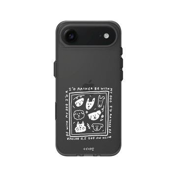 iPhone Air Clear (相機按鈕) 酷墨灰 - 小犬工作室 The little K9s - No dog no life