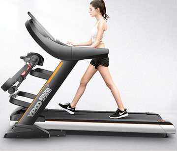 跑步機易跑GTS6跑步機家用款 減肥 多功能靜音折疊減震商用健身房專用 220v JD  美物居家 免運