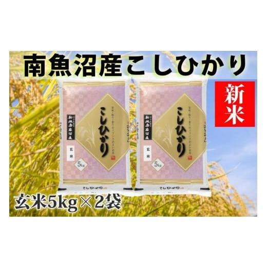 ふるさと納税 新潟県 南魚沼市 南魚沼産コシヒカリ「YUKI」（玄米5kg×2袋）