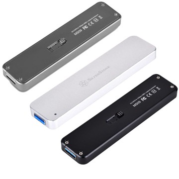 【享最高折300】SilverStone 銀欣 MS09 硬碟外接盒/太空灰SST-MS09C/銀色SST-MS09S/黑色SST-MS09B