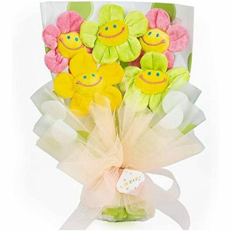 Amazon限定ブランド Lozizi スマイルフラワー 韓国 ぬいぐるみ花束 ブーケ 枯れない花 花 フラワーブーケ 造花 贈り物 ギフト お見舞 通販 Lineポイント最大get Lineショッピング