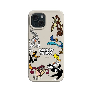 iPhone 15 SolidX 貝殼灰 - 樂一通 Looney Tunes - 馬拉松