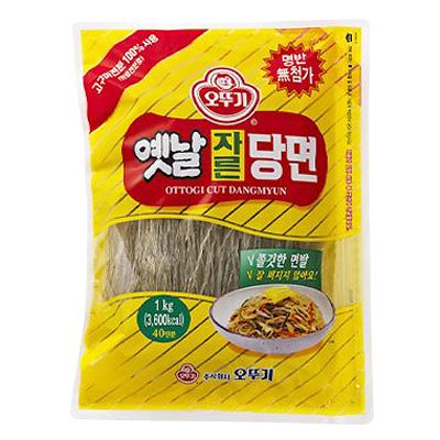 カット春雨(1kg) カット唐麺(タンミョン) チャップチェの麺 麺料理 韓国食品