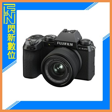 搶券最高折320｜現貨! Fujifilm 富士 X-S20 + 15-45mm 單鏡組(XS20 1545，公司貨)