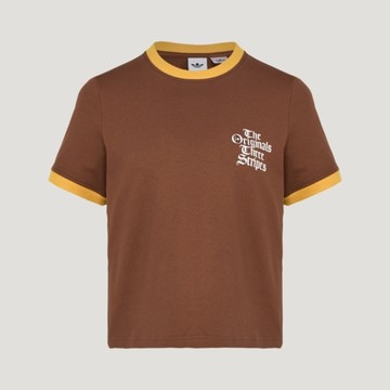Adidas 愛迪達 Og W Tee Ss 2 KT3061 女 T恤 運動上衣 休閒短袖 棕 亞版 純棉