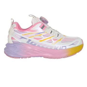 LOTTO 女中童瞬速轉扣避震跑鞋-運動 旋轉扣 反光 休閒