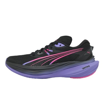 Puma 慢跑鞋 Deviate Nitro 3 DT Wns 女鞋 黑紫 碳板 氮氣中底 312368-01