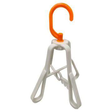 minono 米諾諾 多功能晾曬架  白色 + 亮橘色  1個