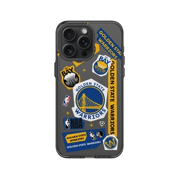 iPhone 15 Pro Max Clear 酷墨灰 - NBA - 拼貼系列-金州勇士 Golden State Warriors - Collage