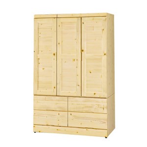 【MUNA 家居】松木4×6尺衣櫃/衣櫥