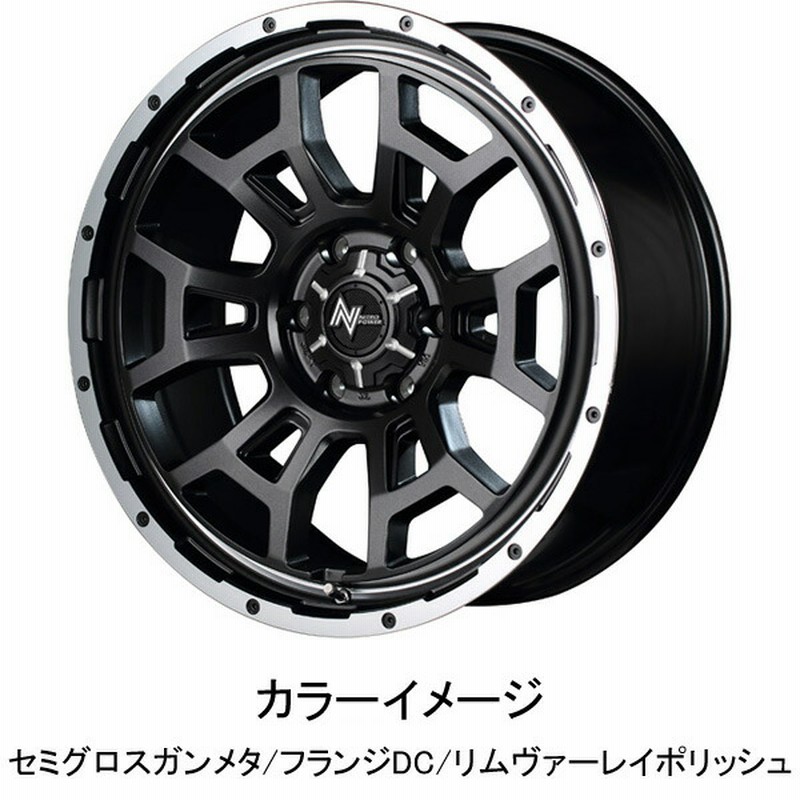 業販品 新品 16インチ NITRO POWER H6 SLUG 7J+40 5-114.3 73φ 4本セット セミグロスブラック 特選タイヤ 215/60R16 夏タイヤ