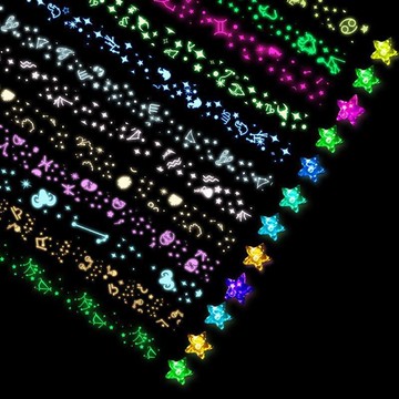 【夜光可寫字】折紙 摺紙 夜光星星折紙條 幸運星 熒光發光 可寫字 送五星玻璃許愿瓶 禮品盒套裝 星星瓶 星星紙