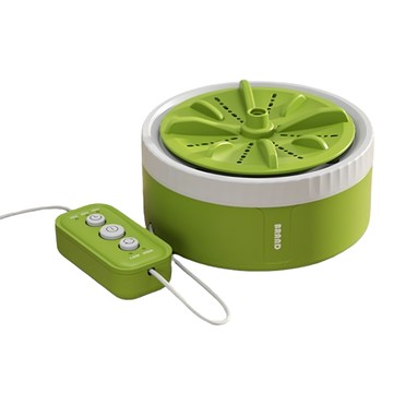 ibits 迷你渦輪便攜式洗衣機 遙控版 4KG洗衣量 12*12*7尺寸  A19  綠色