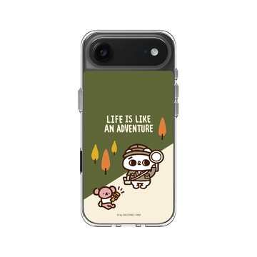 iPhone Air Clear Case（相機按鈕） 透明 - 爽爽貓 Song Song Meow by SECOND - 冒險爽爽貓