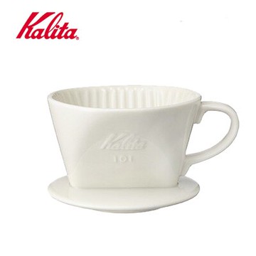 【Kalita】101 白色三孔陶瓷濾杯 / 1~2杯份