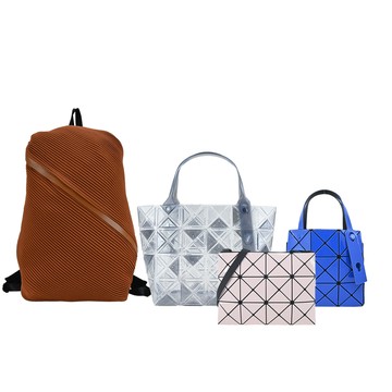 ISSEY MIYAKE 三宅一生 BAOABO CARAT 3X3亮面手提包-多色選