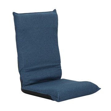 E-home 直美日規布面椅背5段和室椅 椅子靠背 懶人沙發 折疊椅 躺椅