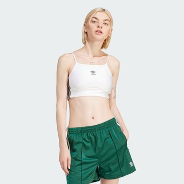 【ADIDAS】3 S BRA TOP 其他短上衣 女 白色-IN8365