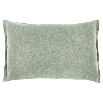 HOLA 和樂家居 PALETTE 單接縫立體裁剪腰枕套  60 x 30cm  琉綠米色  1件