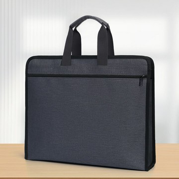 自優新手提公文包定制牛津布a4文件袋商務文件包大容量會議包857【益三和】可開發票